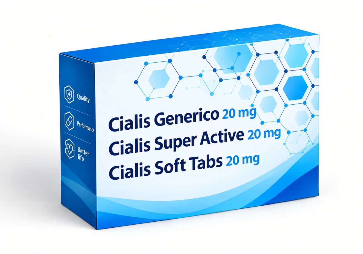 Pack Cialis: Cialis Generico, Cialis Super Active e Cialis Soft Tabs 20 mg